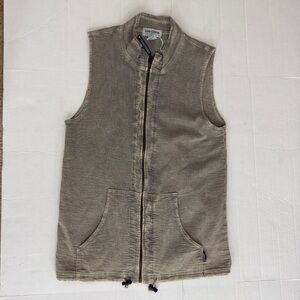NWT Cord Cotton Collection zipper vest  100% Cotton EZZE Wear outdoor vest